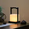 Luz Ambiente para Mesa de Chá, Novo Estilo Chinês, Estética da Dinastia Song, Mesa de Chá Estilo Nacional, Abajur de Mesa Recarregável Portátil Retrô Wabi-Sabi para Quarto ao Lado da Cama
