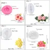 Molde de Silicona de Flor 3D Girasol Hortensia Magnolia Begonia Flor Velas Aromáticas Chocolate Molde para Hornear