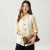 Chaleco de punto liso de color sólido con cuello redondo para mujer, cárdigan de punto, suéter sin mangas holgado nuevo para otoño e invierno