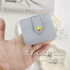 Bolsa de Joyería Pequeña Portátil de Mano con Múltiples Ranuras para Anillos, Caja de Almacenamiento para Pendientes y Anillos, Moda, Disponible en Stock