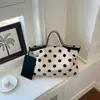 Bolsa de poá de nicho casual e moderna para mulheres, nova moda 2026, bolsa transversal versátil, bolsa de mão para o dia a dia, bolsa tipo saco