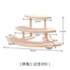 Soporte de Flores Suculentas para Escritorio, Soporte de Macetas de Madera Maciza de Múltiples Niveles, Estante de Almacenamiento Decorativo para Escritorio de Sala de Estar Interior, Adornos Decorativos al por Mayor
