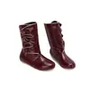 Nuevas botas europeas y americanas para hombre y mujer con costuras, hebilla, botines tipo Martin, botines romanos retro, botas de motociclista 40-48 botas de comercio exterior