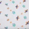 Capa para bolsa de roupas de algodão estampado, malha de algodão classe A para bebês, 300 peças, estampado, dupla face