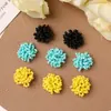 Estilo Nuevo Primavera y Verano Color Puro Simple Cuentas de Arroz Hortensia DIY Pendientes Lindos Pendientes Accesorios para el Cabello Zapatos con Agujeros Flor para Zapatos Accesorios