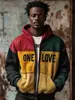 Sudadera con capucha para hombre de otoño e invierno, nueva, de moda, estampada, cárdigan casual deportivo, de TEMU, transfronteriza