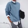 Otoño e invierno 2023 transfronterizo nuevo ebay Amazon wish europeo y americano cuello de camisa manga larga suéter abrigo de dos piezas falsas mujer