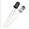 Tubo Infrarrojo Negro de Enchufe de 5 mm Polaridad Inversa 940nm 30 Grados 14Mil Luz de Relleno para Visión Nocturna Infrarroja Fuente de Luz LED