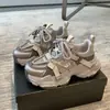 Zapatillas de Malla Estilo Papá para Mujer, Zapatos de Plataforma de Suela Gruesa, Nuevo Estilo Popular Versátil Primavera/Verano 2026, Zapatos Casuales que Aumentan la Altura para Mujeres Bajitas