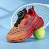 Tênis Esportivo Infantil, Tênis de Corrida Vermelho Coelho para Meninos, Novo Verão 2026 Malha Respirável Solado Macio Antiderrapante Sapatos para Exame Físico Estudantil