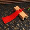 Loto de Doble Barba Borla Borla DIY Accesorios Hechos a Mano Borla Colgante Pequeña Nudo Chino Colgante Colgante Joyería Fabricante Mayorista