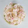 Enredadera de flores de cerezo de 135 cabezas, simulación de flores, arco de boda, fotografía, ventana colgante, enredadera de flores decorativas, flores de seda, bricolaje