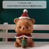 Enfeites Criativos de Natal em Resina para Família Boneco Desenho Animado Quarto Infantil Mesa Papai Noel Decorações de Natal