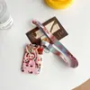 Cartoon Card Holder Estudante Easy Pull Buckle Bus Card Holder Multifuncional Subway Card Holder Telescópico Lanyard Keychain Rice Card Holder