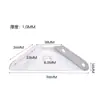 Soportes de Fijación Triangulares Personalizados, Soportes de Tres Lados de Acero Inoxidable Espesado, Soportes de Esquina para Gabinetes Multifuncionales