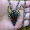 Explosiones de comercio exterior retro malvado colgante de grifo collar para hombre punk año del dragón accesorios de moda fiesta venta al por mayor generación