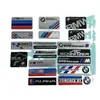 Adequado para Adesivos de Carro Bmw m Performance Adesivos de Carro de Metal Logo de Alumínio Bmw Adesivos Decorativos de Para-lama
