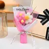 Flores Artificiales, Flores de Hilo Tejido, Flores Pompones, Flores Falsas, Regalos de Cumpleaños, Flores Hechas a Mano, Recuerdos, Pequeños Ramilletes Transfronterizos al por Mayor