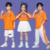 Ropa de porrista para niños, traje de moda hip hop para niños, ropa deportiva de otoño para estudiantes de primaria, ropa para clase grupal