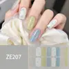 ZE16 se refiere a pegatinas para uñas de estilo europeo y americano con grandes bloques de color, estampado de leopardo, cuadros, estrellas, rayas, adornos para uñas.