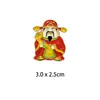 Insignia Metálica de Pin del Dios de la Riqueza de Cinco Vías, Broche Festivo del Dios de la Riqueza, Accesorios Versátiles para Bolsos, Pequeños Regalos de Año Nuevo para Amigos