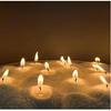 Mechas de Algodón de 10 cm Sin Base Velas de Pintura con Arena Velas Novedosas Velas Flotantes Velas de Té