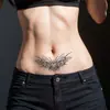 Calcomanía de Tatuaje Súcubo Abdominal Herbal Semipermanente Femenina Impermeable Cubre Cicatrices Larga Duración Jugo Pareja Alas de Alta Gama