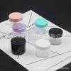 Frasco de Creme Transparente 20g Sub-Frasco para Creme Facial Caixa Redonda para Maquiagem 20ml Frasco de Esmalte Preto Pote com Conta
