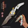 Área Periférica Delta Arma de Combate Corpo a Corpo Versão Espessa Modelo Faca Dobrável Mercy Faca Garra Dobrável Brinquedo Ornamento 27cm