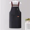 Delantales Personalizados para One Piece, Cocina del Hogar, de Aspecto Elegante, Overoles Impermeables y a Prueba de Aceite, Ropa de Trabajo, Delantales Resistentes a las Manchas para las Tareas del Hogar