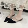 2026 Verano Nuevo Comercio Exterior Tallas Grandes Sandalias Casuales Cómodas de Punta Estilo Europeo y Americano Slip-on Talla Única para Todos