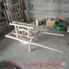 Carro de monociclo de madera antiguo coche de equilibrio juego para padres e hijos de jardín de infantes accesorios para actividad de desarrollo al aire libre para formación de equipos