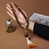 Quema de carbón natural raíz de bodhi de jade blanco de Dunhuang alrededor del dedo pulsera de texto suave para jugar para hombres y mujeres pulsera de cuentas de Buda suelta venta al por mayor