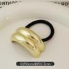 Anillo de Aleación con Forma de Anillo Minimalista Coreano Fresco, Cuerda para el Cabello de Media Luna para Mujeres, Nuevo Accesorio para el Cabello de Alta Gama 2026