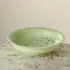 Suporte de Bule de Cerâmica com Margaridas Pintadas à Mão, Alto Valor Estético, Acessório para Cerimônia do Chá, Bandeja Seca para Chá de Uso Doméstico, Prato de Frutas