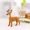 Reno de Peluche Navideño Adorno de Ciervo de Simulación Decoraciones Navideñas Transfronterizas Exhibición de Ventana Arreglo de Escena de Fiesta