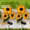 Fabricante de Luzes Decorativas Solares à Prova d'Água para Jardim, Parque, Villa e Gramado - Flor de Girassol Simulada