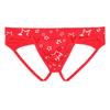 Tanga Clásica para Hombre Tanga Doble de Algodón Puro para Hombre y Mujer Ropa Interior Hueca con Glúteos Expuestos Ropa Interior para Hombre