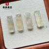 Acessórios de borboleta de ágata branca de gelo natural faça você mesmo, pulseira e colar com pingente, novo pingente de joia tridimensional em estilo chinês