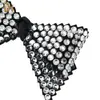 Flor de zapato de doble capa con lazo súper brillante de pedrería completa Hebilla de zapato Accesorios para zapatos Decoración de ropa DIY Accesorios para bolsas de zapatos Venta al por mayor