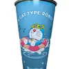 Taza de aluminio para cola que cambia de color, taza de aluminio que cambia de color de grado alimenticio cuando está fría, taza de aluminio de una sola capa que cambia de color personalizable
