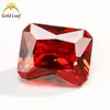 3X5~10X12Mm 5A Rectangular Facetado Circonita Colección Wuzhou Piedra Preciosa Sintética Mayorista Piedras Sueltas DIY