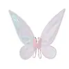Alas decorativas para niños y adultos de nueva llegada transfronterizas con luces, accesorios para actuaciones de festival, alas de mariposa coloridas plegables