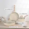 Atacado Transfronteiriço Potes Britânicos, Potes Antiaderentes de Pedra de Arroz Medicinal, Fogões de Indução, Fogões a Gás, Frigideiras, Panelas de Sopa, Conjuntos de Panelas de Leite