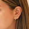 Exquisitos Aretes de Zircón Traje de Mujer Lujo Ligero Diseño de Doble Uso Aretes 2024 Nuevas Explosiones Aretes Simples