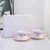 H home Taza de café europea de alta gama clásica de porcelana de hueso 250 ml taza para el té de la tarde un par regalo de vacaciones venta al por mayor de fábrica