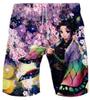 Chen Ziliang 3D impressão colorida casual shorts praia calças