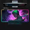Venta Directa de Fábrica Alfombrilla de Ratón Luminosa de Una Pieza de Color RGB de Zoro Estilo Gaming Alfombrilla Grande para Teclado Alfombrilla Antideslizante para Escritorio