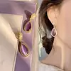 Brincos de Pérola Geométricos com Pino de Prata 925 para Mulheres, Brincos de Franja Modernos, Brincos de Luxo, Brincos Elegantes Retrô Venda por Atacado