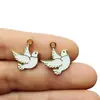 Pingando Óleo Multicolorido Pombo DIY Joias de Mão Roupas Brincos Pulseira Colar Chaveiro Acessórios de Joias de Liga Atacado